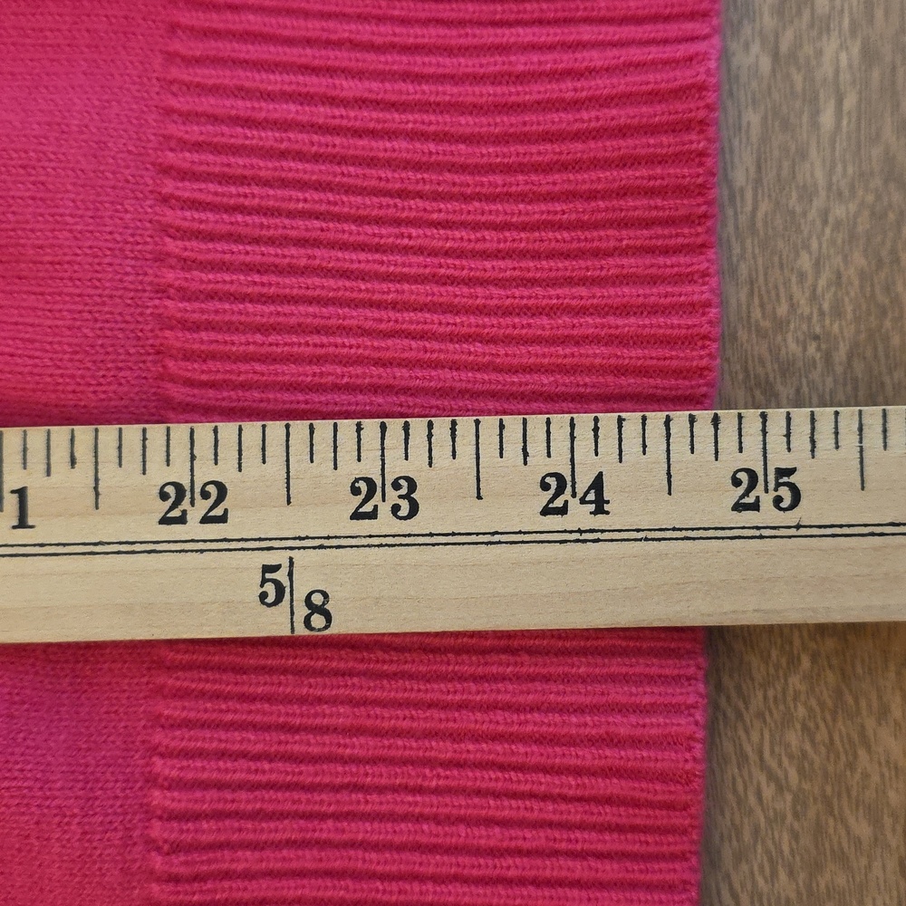 ON 34th Fuchsia Sweater XL NWT Bright Pink Knit Cozy Minimalist Preppy - Picture 13 of 14